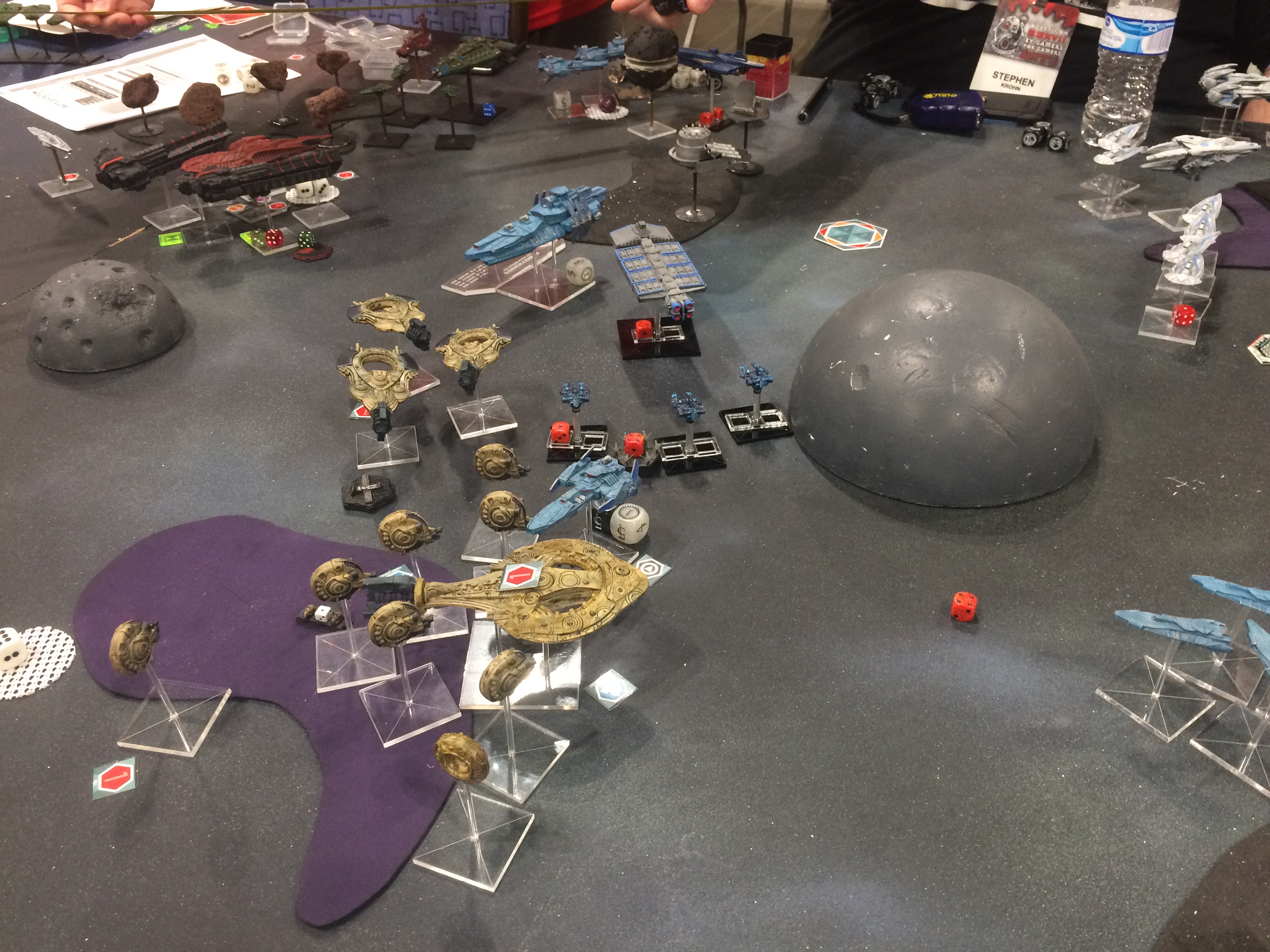 The action was getting hot and heavy, as the Relthoza Leviathan entered the fray!